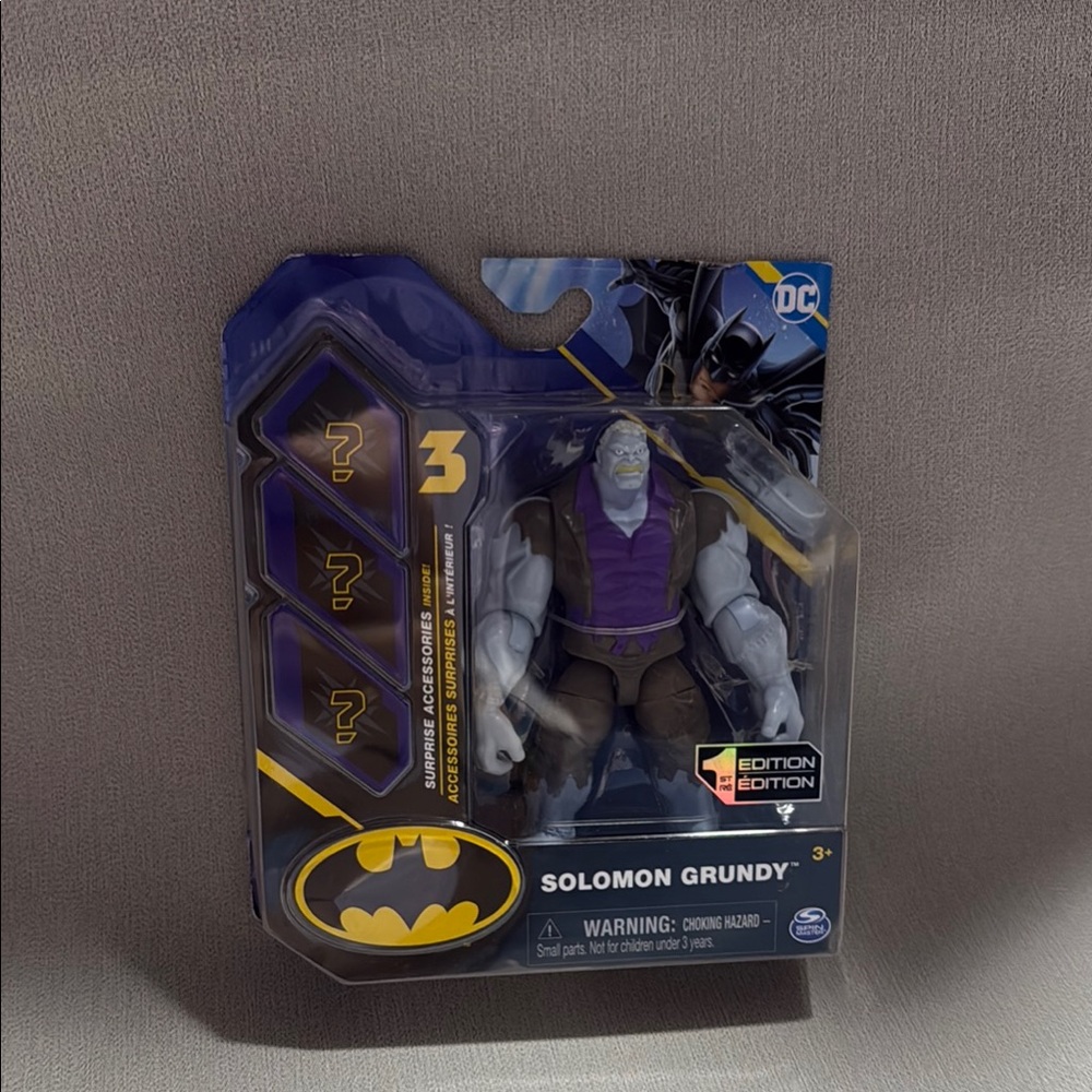 DC Solomon Grundy Figure 1st Edition in Purple and Gray Mystery Pack